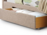 Julian Bowen Capri 4ft6 Double Mink Fabric Storage Bed Thumbnail