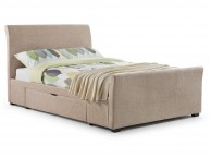 Julian Bowen Capri 4ft6 Double Mink Fabric Storage Bed Thumbnail