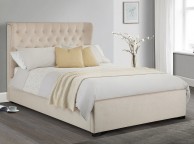 Julian Bowen Geneva 4ft6 Double Pearl Fabric Bed Frame Thumbnail