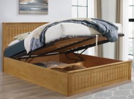 Birlea Fairmont 4ft6 Double Wooden Ottoman Bed Frame In Oak Thumbnail