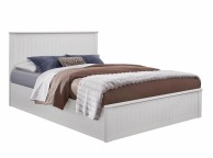 Birlea Fairmont 4ft Small Double Wooden Ottoman Bed Frame In White Thumbnail