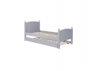 Birlea Whitehaven 3ft Single Grey Wooden Guest Bed Thumbnail