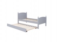 Birlea Whitehaven 3ft Single Grey Wooden Guest Bed Thumbnail