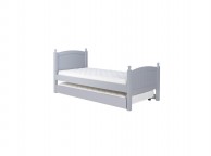 Birlea Whitehaven 3ft Single Grey Wooden Guest Bed Thumbnail