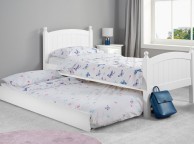 Birlea Whitehaven 3ft Single White Wooden Guest Bed Thumbnail