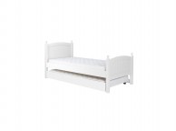 Birlea Whitehaven 3ft Single White Wooden Guest Bed Thumbnail