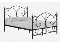 LPD Florence 4ft6 Double Black Metal Bed Frame Thumbnail