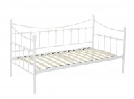 LPD Olivia 3ft Single White Metal Day Bed Frame Thumbnail