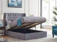 Flintshire Holway 4ft6 Double Grey Fabric Ottoman Bed Thumbnail