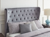 Flintshire Holway 4ft6 Double Grey Fabric Ottoman Bed Thumbnail