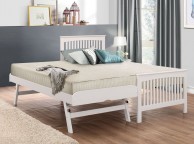 Birlea Toronto 3ft Single White Wooden Guest Bed Frame Thumbnail