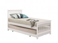 Birlea Toronto 3ft Single White Wooden Guest Bed Frame Thumbnail