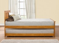 Birlea Toronto 3ft Single Wooden Guest Bed Frame In Oak Thumbnail