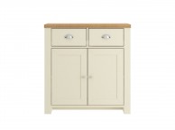 Birlea Winchester 2 Door 2 Drawer Sideboard In Cream And Oak Thumbnail