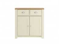 Birlea Winchester 2 Door 2 Drawer Sideboard In Cream And Oak Thumbnail