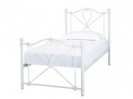 LPD Bronte 3ft Single White Metal Bed Frame Thumbnail