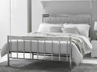 LPD Bellini 4ft6 Double Chrome Metal Bed Frame Thumbnail