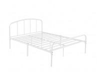 LPD Milton 4ft6 Double White Metal Bed Frame Thumbnail