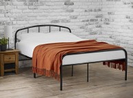 LPD Milton 4ft Small Double Black Metal Bed Frame Thumbnail