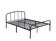 LPD Milton 5ft Kingsize Black Metal Bed Frame Thumbnail