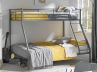 LPD Primo Silver Metal Triple Sleeper Bed Thumbnail