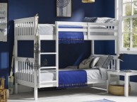 LPD Leo White Wooden Bunk Bed Thumbnail