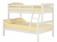 LPD Otto White Wooden Triple Sleeper Bunk Bed Thumbnail