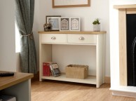 GFW Lancaster Console Hall Table in Cream Thumbnail