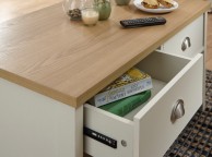 GFW Lancaster 2 Drawer Coffee Table in Cream Thumbnail