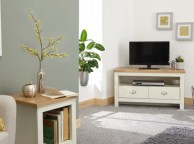 GFW Lancaster Corner TV Unit in Cream Thumbnail