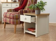 GFW Lancaster Lamp Table in Cream Thumbnail