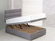 Vogue 4ft Small Double End Lift Ottoman Bed Base (Choice Of Colours) Thumbnail