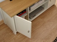 GFW Lancaster Large TV Cabinet in Cream Thumbnail