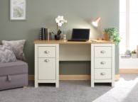 GFW Lancaster Study Desk / Dressing Table in Cream Thumbnail