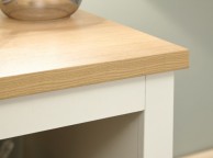 GFW Lancaster Side Table with Shelf in Cream Thumbnail