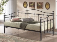 Birlea Torino 3ft Single Black Metal Day Bed Thumbnail