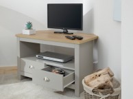 GFW Lancaster Corner TV Unit in Grey Thumbnail