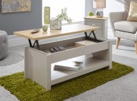 GFW Lancaster Lift Up Coffee Table in Grey Thumbnail