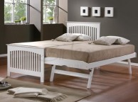 Birlea Toronto 3ft Single White Wooden Guest Bed Frame Thumbnail