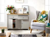 GFW Lancaster Large Sideboard in Grey Thumbnail