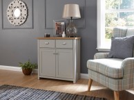 GFW Lancaster Compact Sideboard in Grey Thumbnail