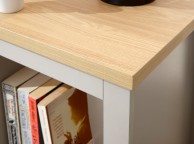 GFW Lancaster Side Table with Shelf in Grey Thumbnail