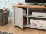 GFW Lancaster Small TV Cabinet in Grey Thumbnail