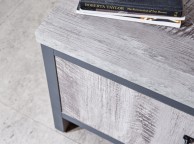 GFW Boston 2 Door TV Unit in Grey Thumbnail