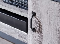 GFW Boston 2 Door TV Unit in Grey Thumbnail