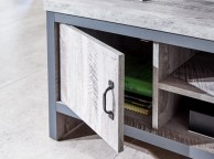 GFW Boston 2 Door TV Unit in Grey Thumbnail