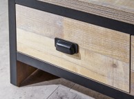 GFW Boston 2 Drawer Coffee Table in Distressed Oak Effect Thumbnail