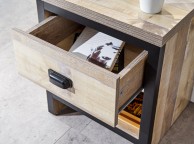 GFW Boston Lamp Table in Distressed Oak Effect Thumbnail