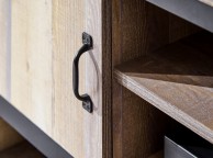 GFW Boston 2 Door TV Unit in Distressed Oak Thumbnail