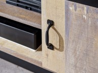 GFW Boston 2 Door TV Unit in Distressed Oak Thumbnail